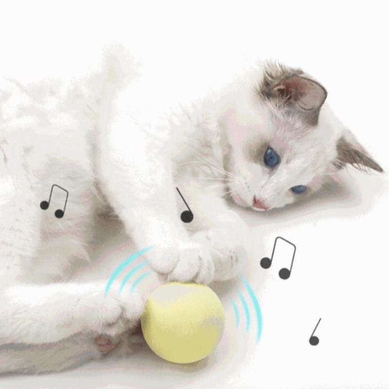 Amazon \\\\ \'s New Pet Gravitazionale Call Ball Cat Self-Hey Anti-noioso Forniture Tease Cat Stick Mint Ball Sound Toy